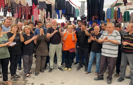 Zonguldak'ta Pazar Esnafı Eylem Başlattı