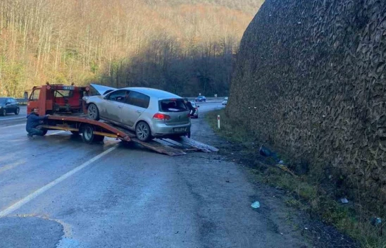 Zonguldak'ta Trafik Kazası: 2 Yaralı