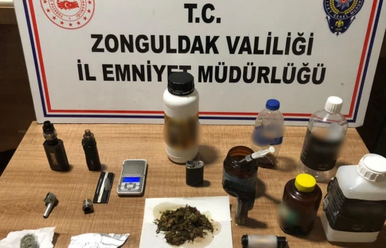 Zonguldak'ta uyuşturucu operasyonu: 3 tutuklu