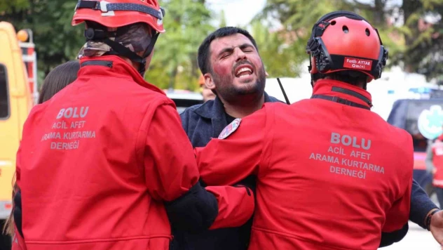 'Bolu'da 5.8'lik Deprem' Senaryosu Gerçeğini Aratmadı