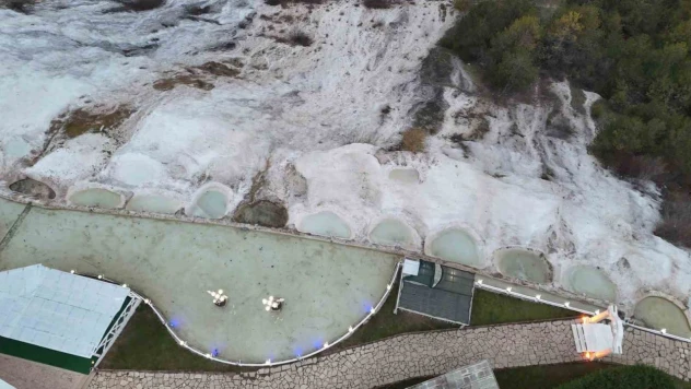'Bolu'nun Pamukkalesi'nde Kış Sessizliği