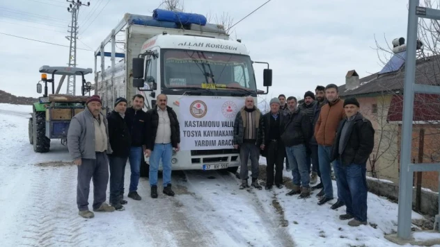 15 TIR YAKACAK GÖNDERİLDİ