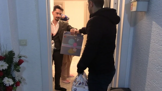 2023 yılının ilk bebeğine hediye