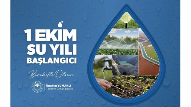 1 Ekim'de 'Su Yılı' Başladı