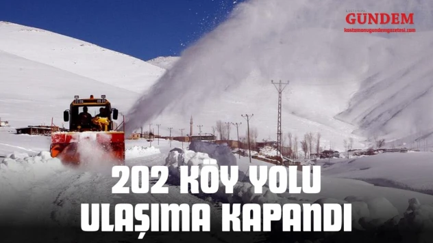202 Köy Yolu Ulaşıma Kapandı