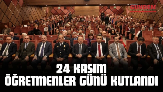 24 Kasım Öğretmenler Günü Kutlandı