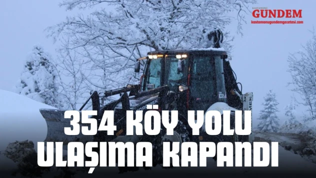354 Köy Yolunda Ulaşım Sağlanamıyor