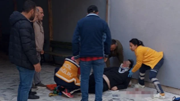 4'üncü Kattan Düşerek Yaralandı