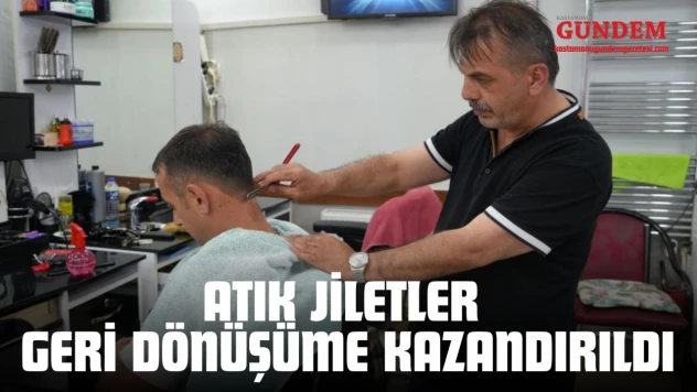 400 Kilodan Fazla Jilet Geri Dönüşüme Kazandırıldı