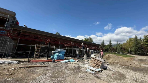 5000 Evler'de Sosyal Tesis Çalışmaları Sürüyor