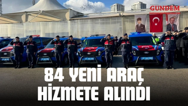 84 Yeni Araç Hizmete Alındı
