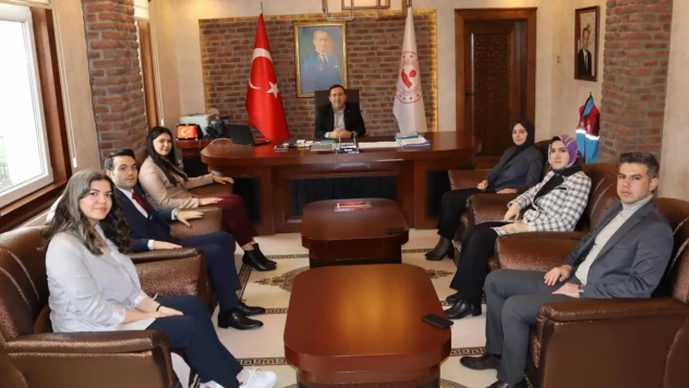 Mevkidaşlarından Kaymakam Karataş'a Ziyaret