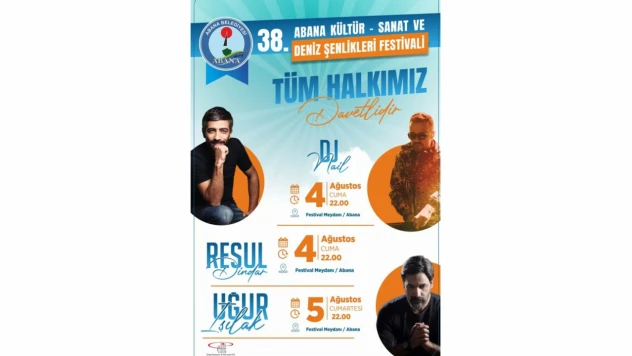 Abana'daki festival 4-6 Ağustos'ta