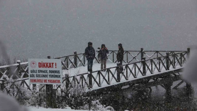 Abant Gölü Milli Parkı'nda Kış Güzelliği