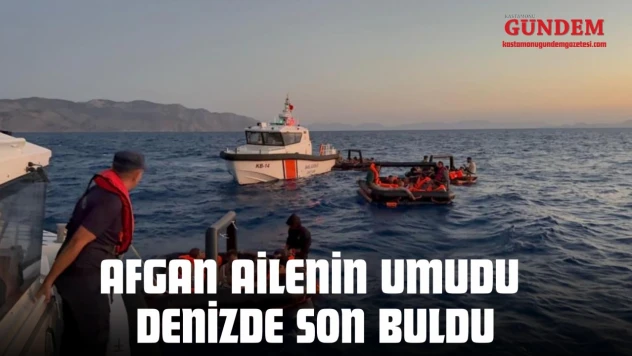 Afgan Ailenin Umudu Denizde Son Buldu