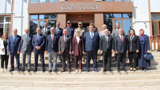 Bakan Göktaş Çorum'u Ziyaret Etti