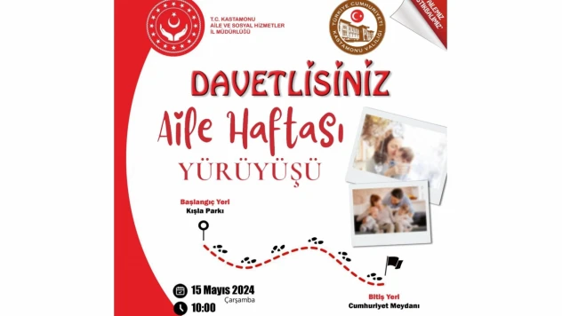 Aile Yürüyüşü Gerçekleştirilecek