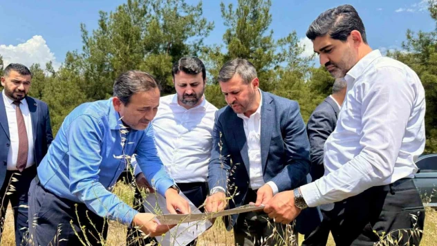 AK Parti Heyeti'nden Yeni Gar Alanı İçin Saha İncelemesi