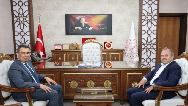 AK Parti Milletvekili Halil Uluay'dan İl Millî Eğitim Müdürü Hasan Gümüş'e Ziyaret