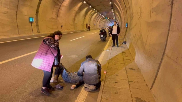 Alaplı'da Tünelde Trafik Kazası!