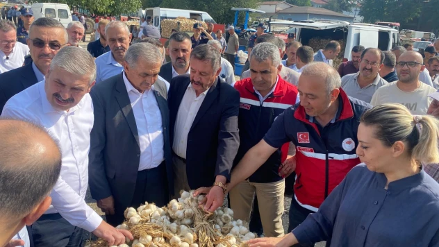 Alatarla Sarımsak Pazarı'na Üst Düzey Ziyaret