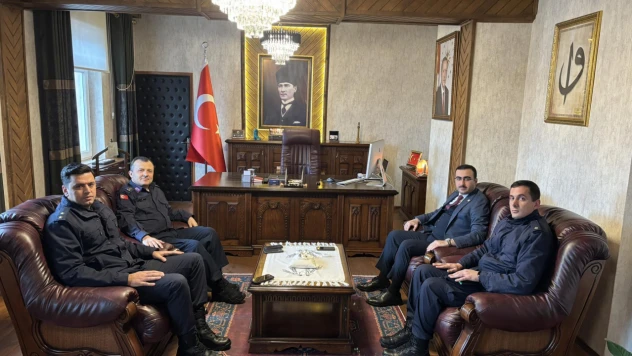 Albay Uz'dan Kaymakam Şahin'e Ziyaret