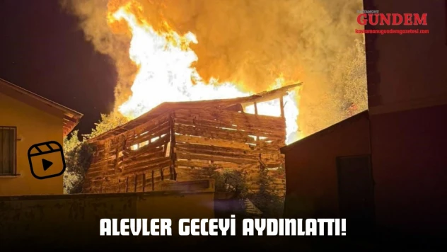 Alevler Geceyi Aydınlattı!
