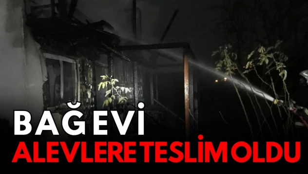Alevlere Teslim Olan Bağ Evi Kullanılmaz Hale Geldi
