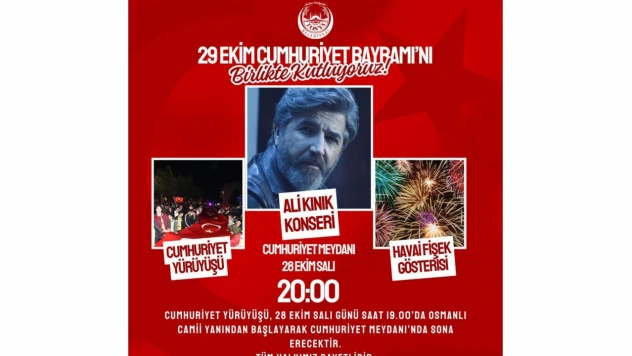 Ali Kınık Tosya'da Konser Verecek