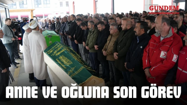 Anne Ve Oğlu Son Yolculuğuna Uğurlandı!
