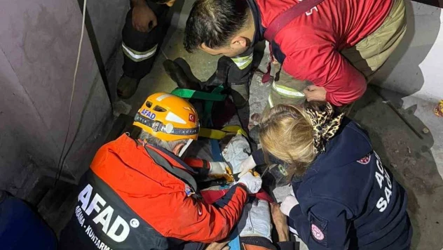 Yaşlı Adamı Ekipler Kurtardı