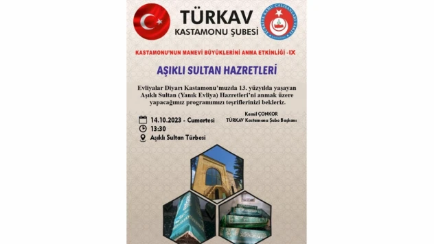 Aşıklı Sultan anılacak