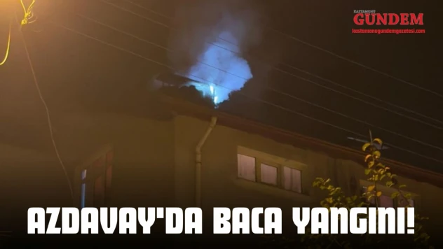 Azdavay'da Baca Yangını!