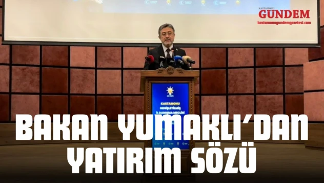 Bakan Yumaklı'dan Kastamonu'ya Yatırım Sözü