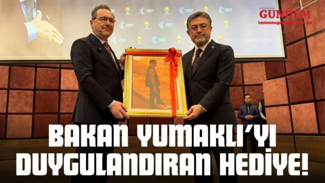 Bakan Yumaklı'yı Duygulandıran Hediye!