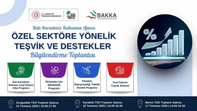 BAKKA Özel Sektöre Teşvik Ve Destekleri Anlatacak