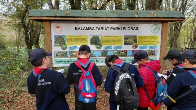 Balamba Tabiat Parkı'nda Doğa Eğitimi