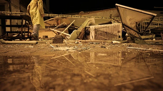 Balıkesir'de Kullanılmayan 4 Bina Yıkıldı