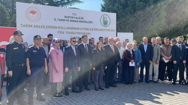 Bartın'da Çiftçilere 300 Bin Sebze Fidesi Dağıtıldı