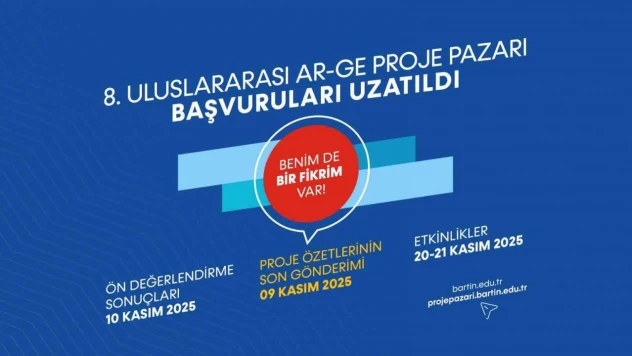 BARÜ 8. Uluslararası Ar-Ge Proje Pazarı Başvuru Süresi Uzatıldı