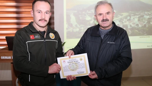 Başarılı Personele Teşekkür Belgesi Verildi