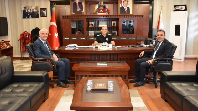 Başkan Baltacı'dan Emniyet Müdürü Taş'a Ziyaret