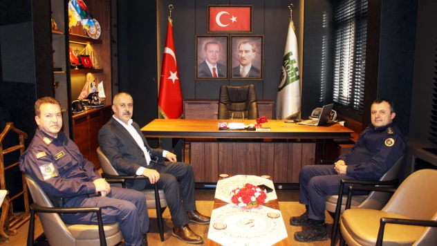 Başkan Ergin Misafirlerini Ağırladı