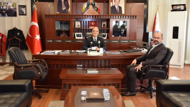 Başkan Kavaklıgil'den Emniyet Müdürü Taş'a Ziyaret