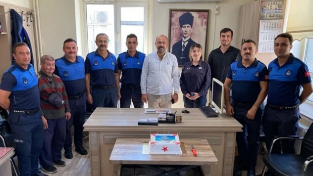 Başkan Kavaklıgil'den Zabıtalara Ziyaret