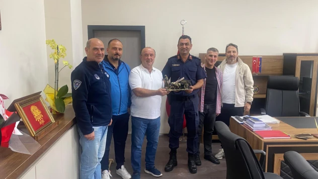 Başkan Uzuner'den Yüzbaşı Yeşilyurt'a Ziyaret