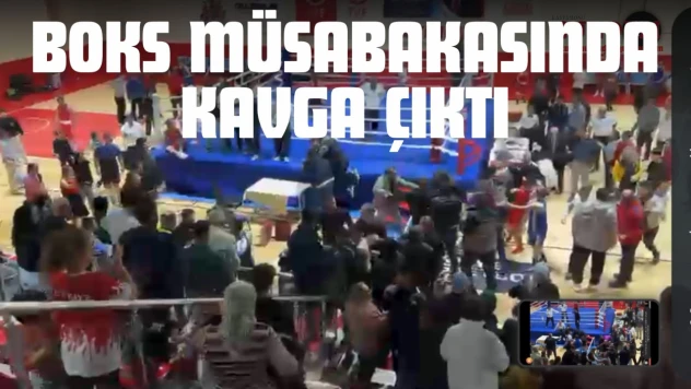 Boks Müsabakasında Kavga Çıktı
