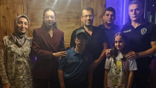 Bolu'da 14 Yaşındaki Efe'nin Polis Olma Hayali Gerçek Oldu