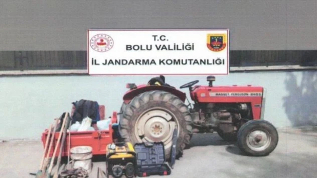 Bolu'da Kaçak Kazı Yapanlara Suçüstü