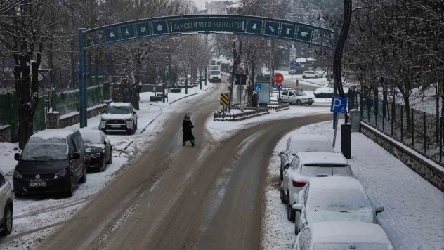 Bolu'da Kar Yağışı Sürüyor
